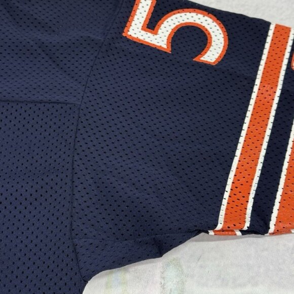 Vintage Mike Singletary‎ #50 Sand-Knit Chicago Bears Jersey Size Large Authentic - Picture 14 of 16